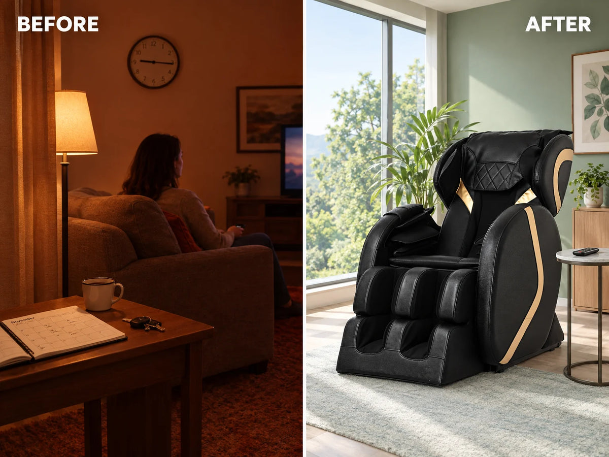 Full Body Massage Chair — Before & After