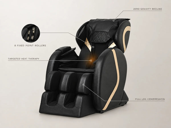 Full Body Massage Chair with Zero Gravity, Heat & 8 Rollers