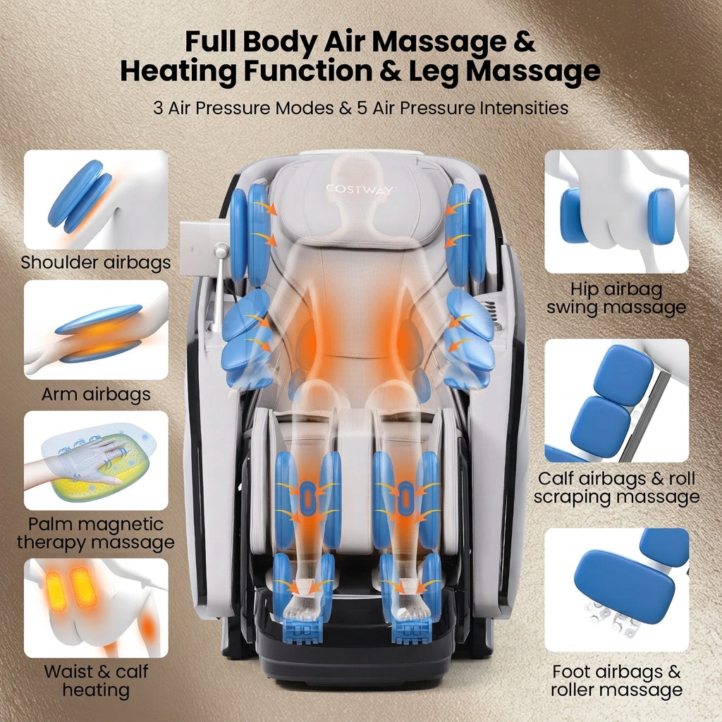 Kenzo Full Body 4D Dual Roller Zero Gravity Massage Chair