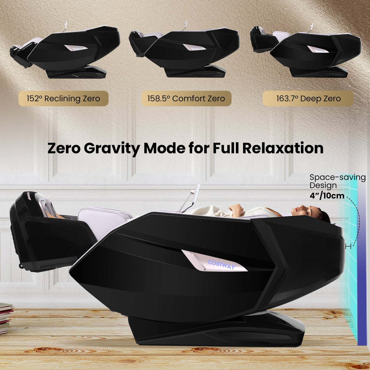 Kenzo Full Body 4D Dual Roller Zero Gravity Massage Chair