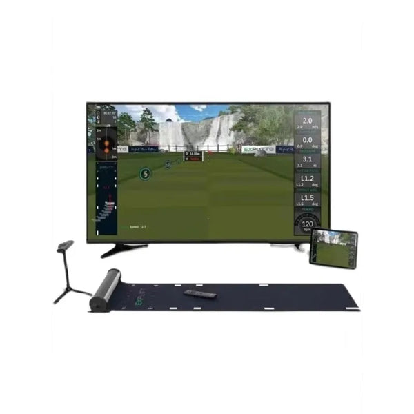 Indoor Putting Simulator Real-Green Golf Putter Trainer System