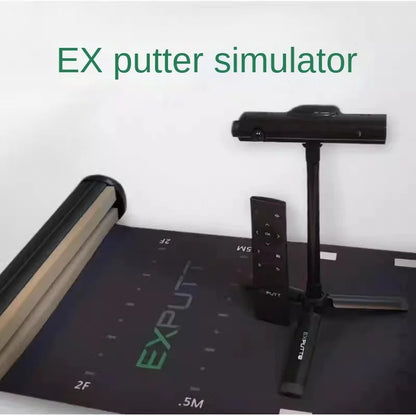 Indoor Putting Simulator Real-Green Golf Putter Trainer System